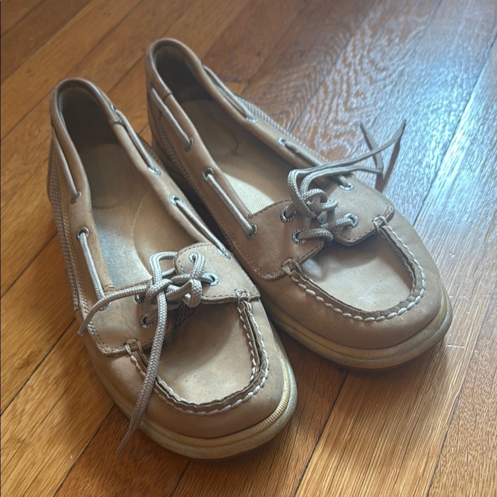 Women's Tan Sperry Top-Sider Boat Shoes
